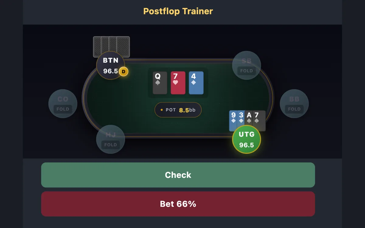 PLO Edge on macOS - postflop trainer